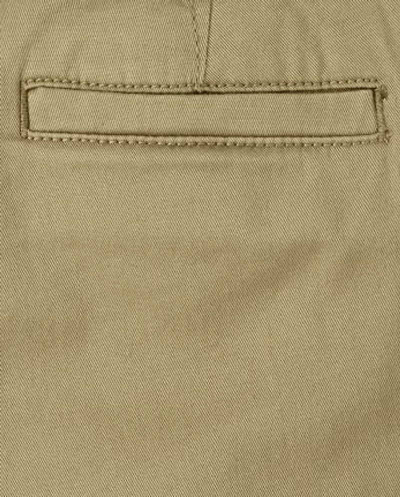 Boys Uniform Stretch Skinny Chino Pants -Pack