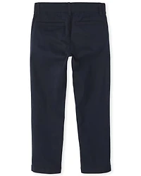 Boys Uniform Stretch Skinny Chino Pants -Pack