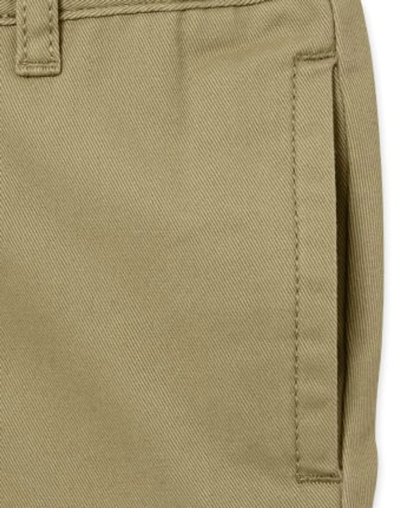 Baby And Toddler Boys Uniform Relaxed Straight Chino Pants -Pack