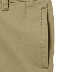 Baby And Toddler Boys Uniform Relaxed Straight Chino Pants -Pack