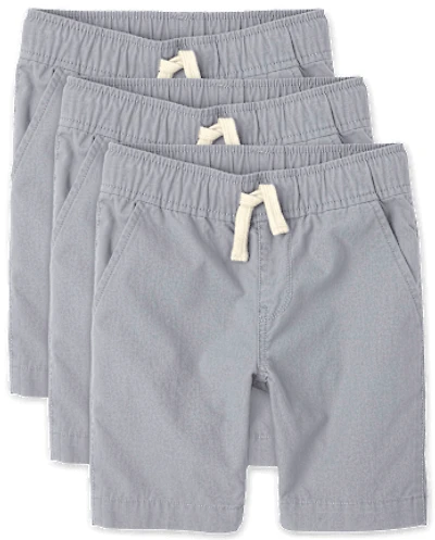 Boys Pull On Jogger Shorts 3-Pack
