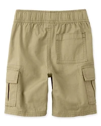 Boys Ripstop Pull On Cargo Shorts -Pack