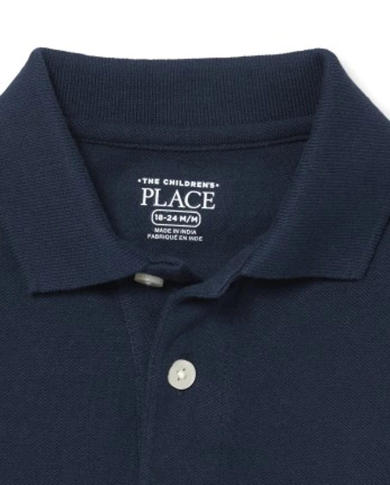 Baby And Toddler Uniform Soft Pique Polo 3-Pack