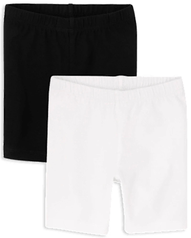 Toddler Girls Bike Shorts 2-Pack