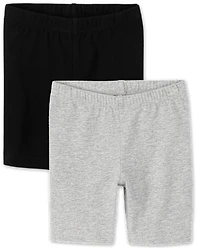 Toddler Girls Bike Shorts 2-Pack
