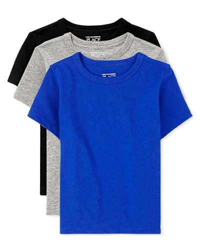 Lot de 3 t-shirts pour bébés et tout-petits garçons