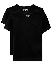 Baby And Toddler Boys Basic Layering Tee 2-Pack