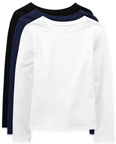 Lot de 3 t-shirts pour filles
