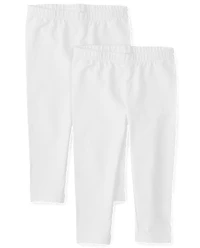 Lot de 2 leggings capri pour filles