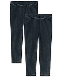 Girls Capri Leggings 2-Pack