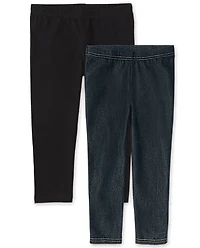 Girls Capri Leggings -Pack