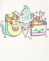 Girls Squishies Food Graphic Tee