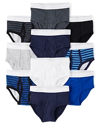Boys Brief Underwear 10-Pack