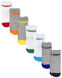 Baby And Toddler Days Of The Week Midi Socks 7-Pack