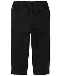 Baby And Toddler Boys Uniform Stretch Straight Chino Pants