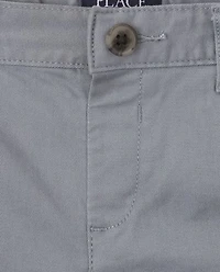 Baby And Toddler Boys Uniform Stretch Straight Chino Pants