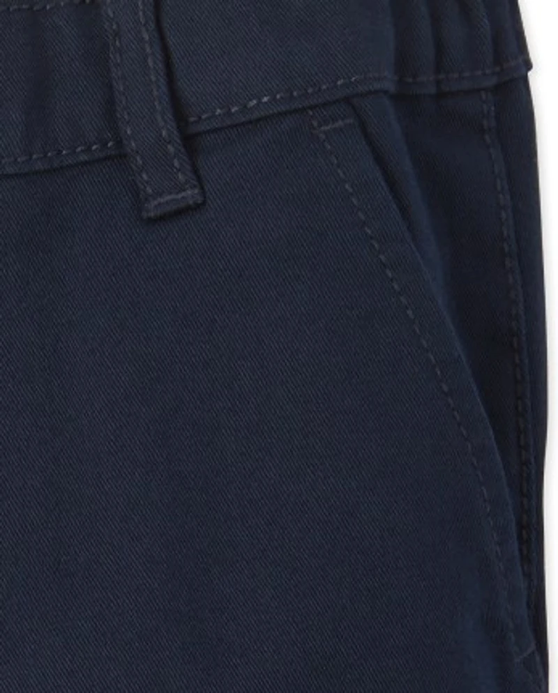 Baby And Toddler Boys Uniform Stretch Straight Chino Pants