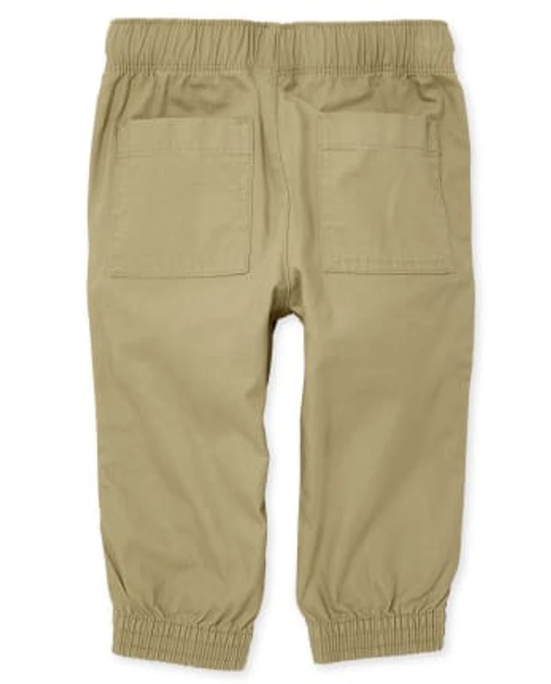 Baby And Toddler Boys Stretch Pull On Jogger Pants