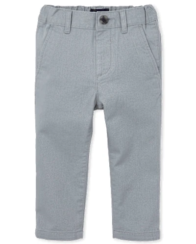 Baby And Toddler Boys Uniform Stretch Skinny Chino Pants