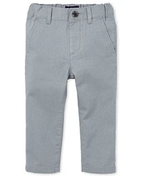 Baby And Toddler Boys Uniform Stretch Skinny Chino Pants