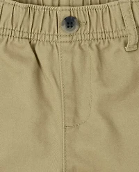 Boys Uniform Stretch Pull On Straight Chino Pants