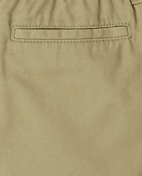 Boys Uniform Stretch Pull On Straight Chino Pants