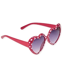 Toddler Girls Heart Sunglasses