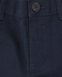 Baby And Toddler Boys Uniform Stretch Straight Chino Pants -Pack
