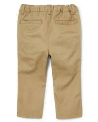 Baby And Toddler Boys Uniform Stretch Straight Chino Pants -Pack