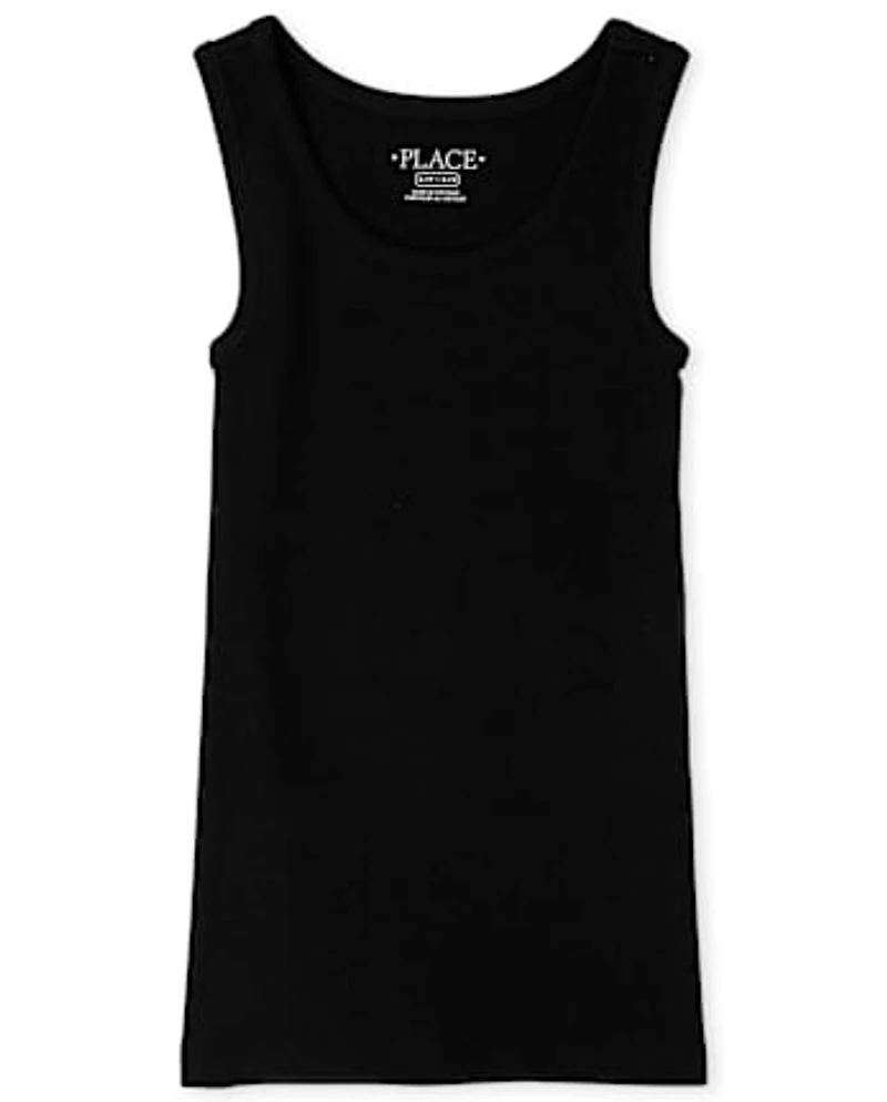 Girls Ribbed Tank Top - Plus