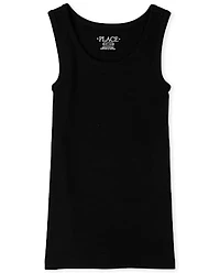 Girls Ribbed Tank Top - Plus