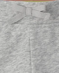 Girls Rainbow French Terry Shorts