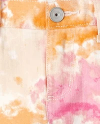 Girls Tie Dye Twill Shortie Shorts