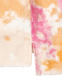 Girls Tie Dye Twill Shortie Shorts