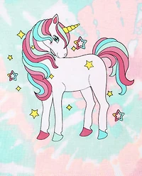 Baby And Toddler Girls Unicorn Snug Fit Cotton Pajamas 2-Pack