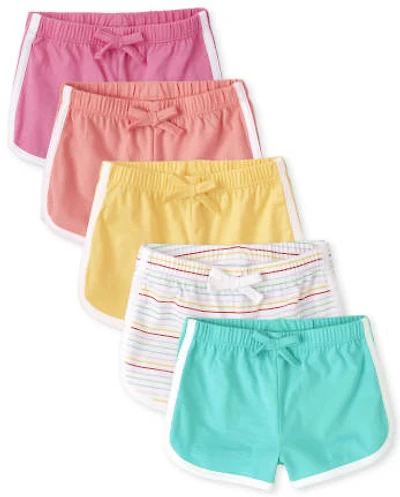 Lot de 5 shorts dauphin pour bébé fille
