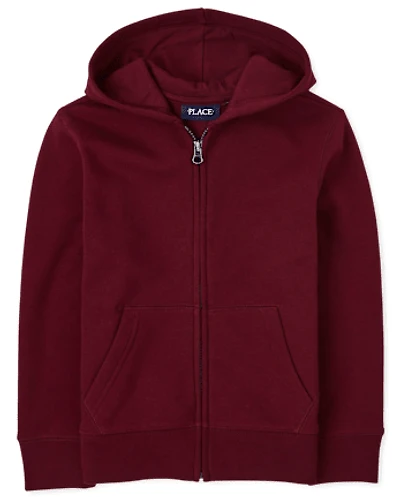 Kids Fleece Zip Up Hoodie