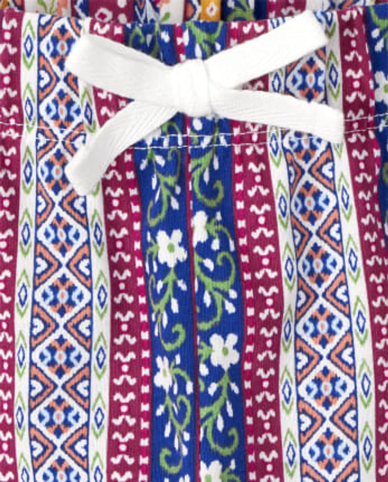 Lot de 2 shorts imprimés pour fille