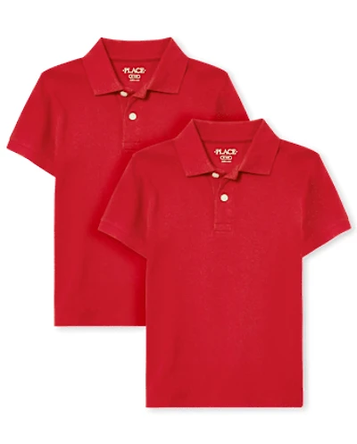 Kids Uniform Soft Pique Polo -Pack