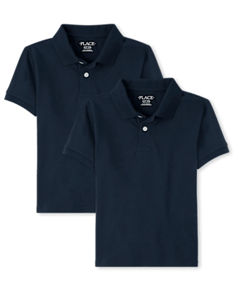 Kids Uniform Soft Pique Polo -Pack