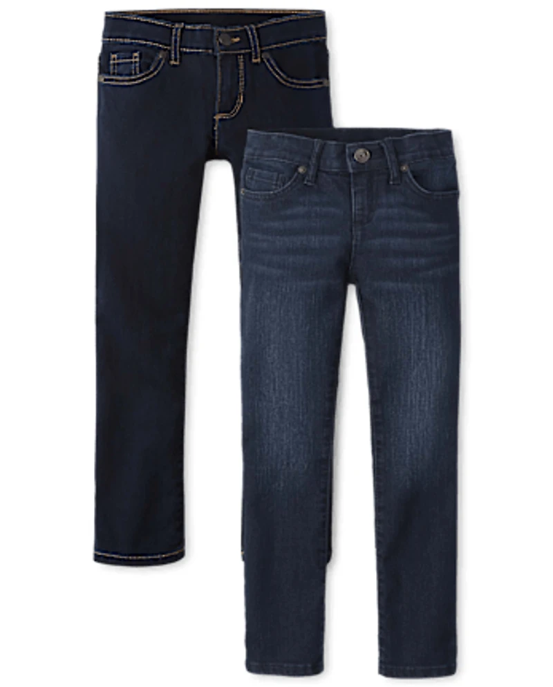 Girls Skinny Jeans 2-Pack - Slim