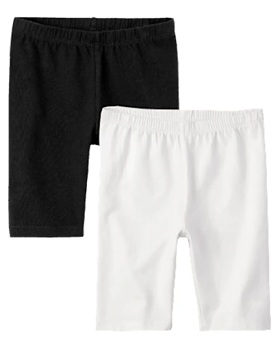 Girls Bike Shorts 2-Pack