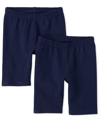 Girls Bike Shorts 2-Pack