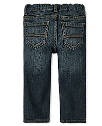 Jean droit extensible de base pour bébés et tout-petits garçons