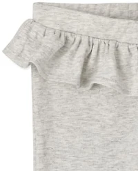 Lot de 4 pantalons à volants pour bébé fille