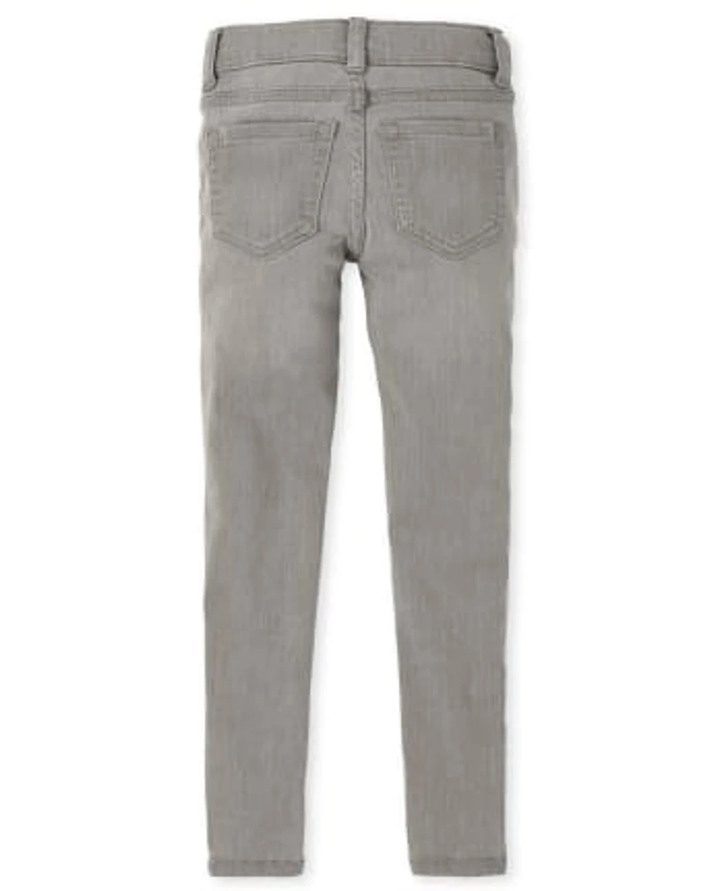 Girls Knit Denim Jeggings -Pack