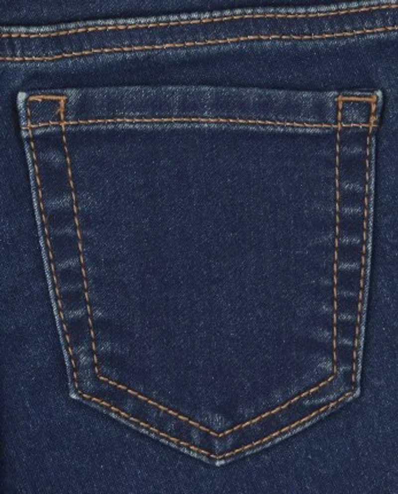 Girls Knit Denim Jeggings