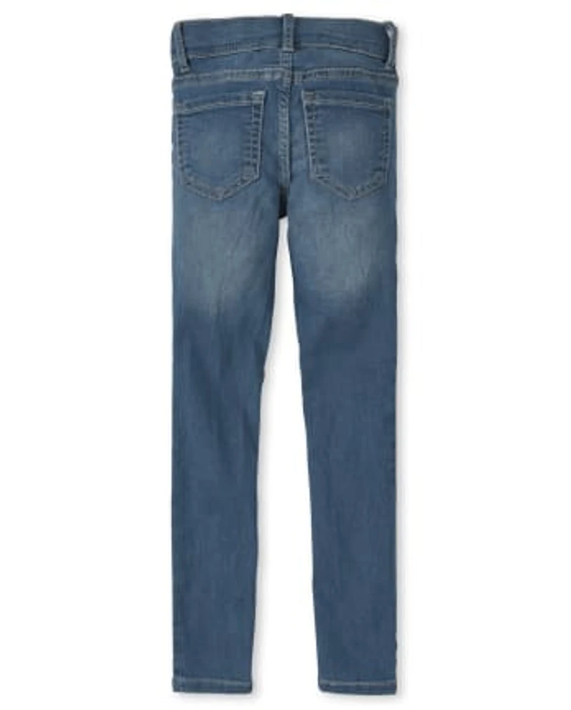 Girls Knit Denim Jeggings 3-Pack