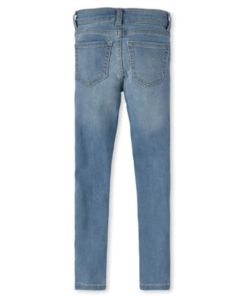 Girls Knit Denim Jeggings 3-Pack