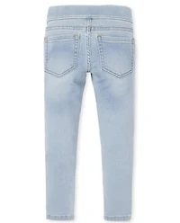 Girls Knit Denim Pull On Jeggings 3-Pack